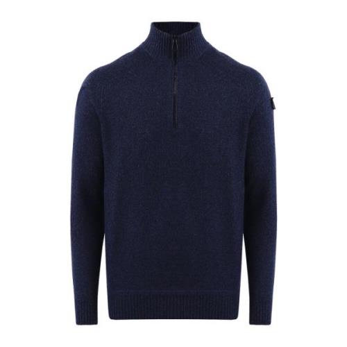 Peuterey Braille Half Zip Blå Jacka Blue, Herr