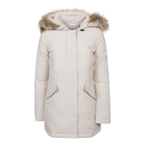 Woolrich Arktisk Tvättbjörn Parka White, Dam