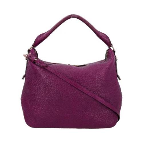 Burberry Vintage Pre-owned Laeder handvskor Purple, Dam