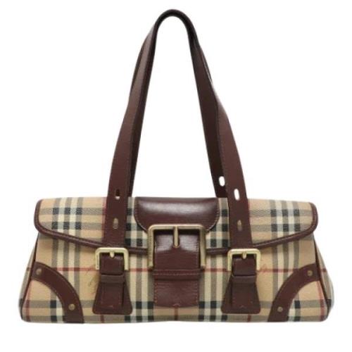 Burberry Vintage Pre-owned Laeder axelremsvskor Brown, Dam