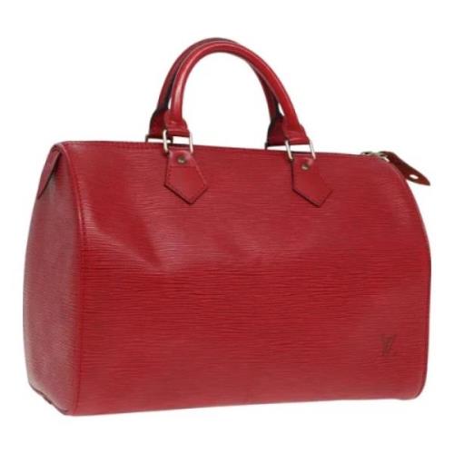 Louis Vuitton Vintage Pre-owned Laeder louis-vuitton-vskor Red, Dam