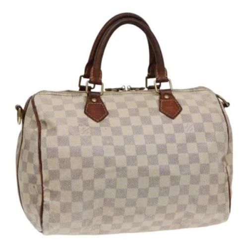 Louis Vuitton Vintage Pre-owned Canvas louis-vuitton-vskor Beige, Dam