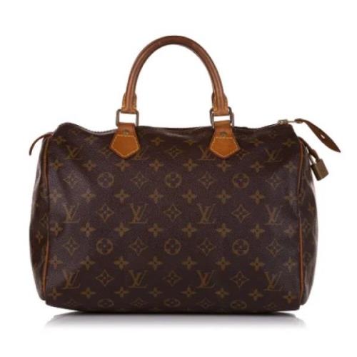 Louis Vuitton Vintage Pre-owned Canvas handvskor Brown, Dam