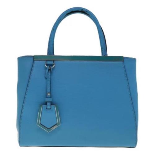 Fendi Vintage Pre-owned Laeder handvskor Blue, Dam