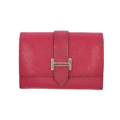 Hermès Vintage Pre-owned Laeder kuvertvskor Pink, Dam