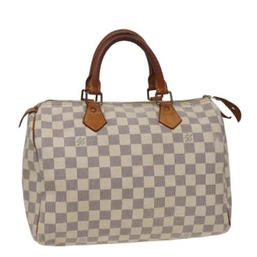 Louis Vuitton Vintage Pre-owned Canvas louis-vuitton-vskor Beige, Dam