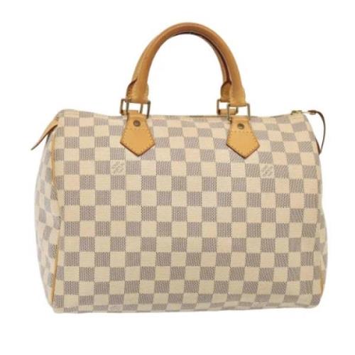 Louis Vuitton Vintage Pre-owned Canvas louis-vuitton-vskor Beige, Dam