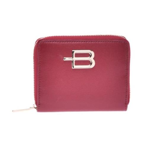 Baldinini Wallet in red saffiano with zip Red, Dam