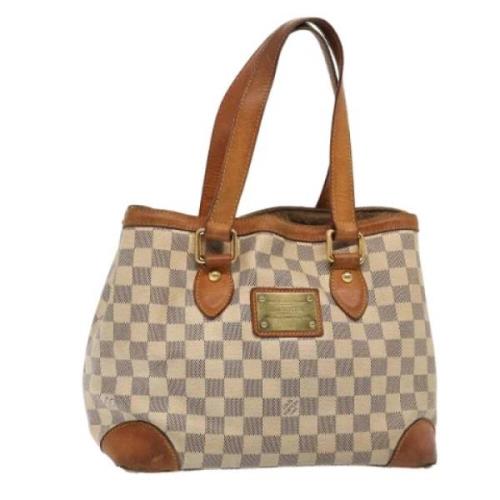 Louis Vuitton Vintage Pre-owned Canvas louis-vuitton-vskor Beige, Dam