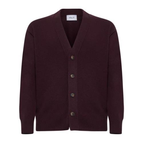 D4.0 Bordeaux Sweaters för Stiligt Utseende Red, Herr