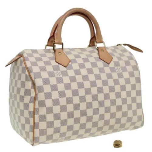 Louis Vuitton Vintage Pre-owned Canvas louis-vuitton-vskor Beige, Dam