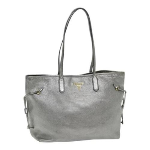 Prada Vintage Pre-owned Laeder prada-vskor Gray, Dam