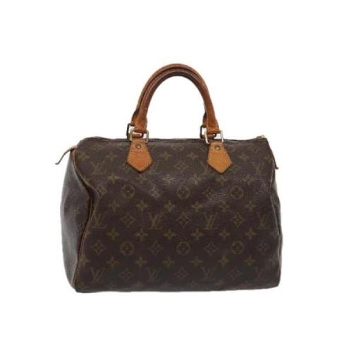 Louis Vuitton Vintage Pre-owned Canvas handvskor Brown, Dam