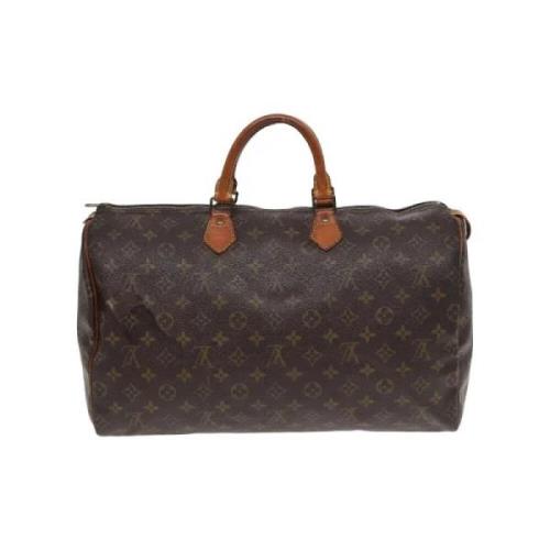 Louis Vuitton Vintage Pre-owned Canvas handvskor Brown, Dam