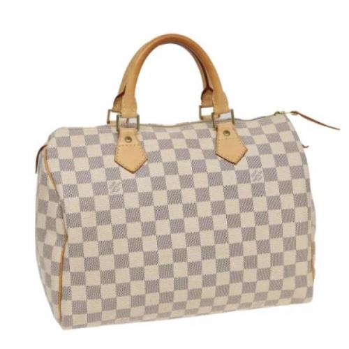 Louis Vuitton Vintage Pre-owned Canvas louis-vuitton-vskor Beige, Dam