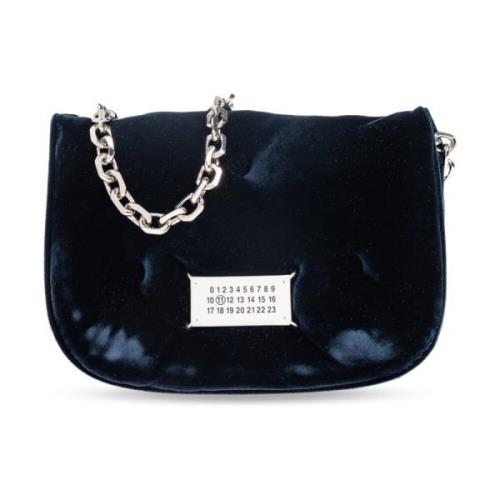 Maison Margiela Axelväska Glam Slam Mini Blue, Unisex