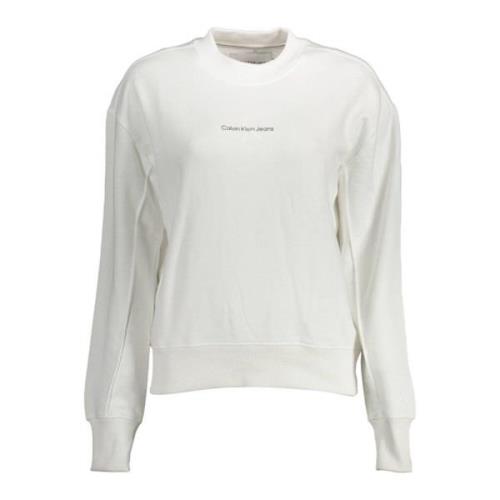 Calvin Klein Round-neck Knitwear White, Dam