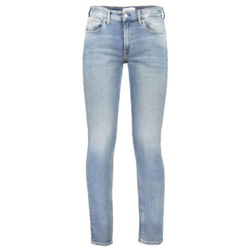 Calvin Klein Blå Bomull Slim Taper Jeans Blue, Herr