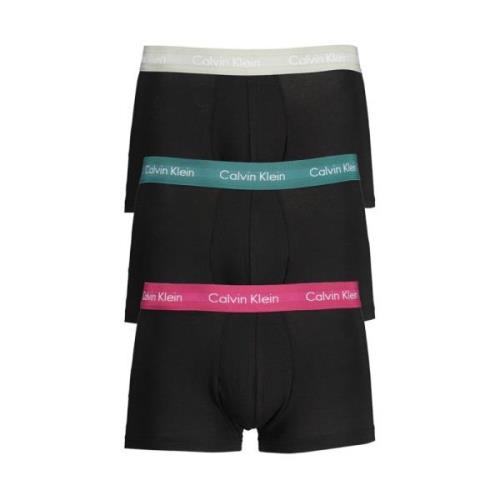 Calvin Klein Svart Bomull Boxershorts Pack Black, Herr