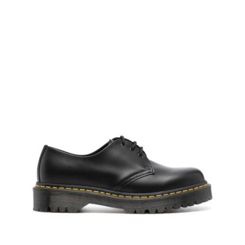 Dr. Martens Svarta Läder Snörskor Black, Dam