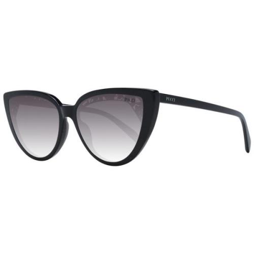 Emilio Pucci Svarta Cat Eye Solglasögon Gradient Linser Black, Unisex