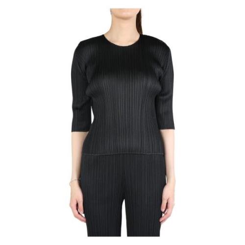 Issey Miyake Casual Bomullsskjorta för Män Black, Dam