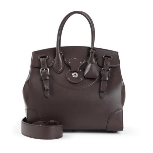 Ralph Lauren Kvinnors Väskor Handväska Brun Aw24 Brown, Dam