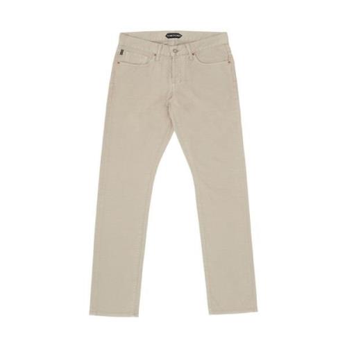 Tom Ford Beige Straight Fit Jeans Beige, Herr