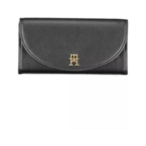 Tommy Hilfiger Elegant Plnbok med Tre Fack Black, Dam