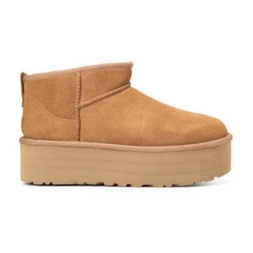 UGG Klassiska Ultra Mini Platform Stövlar Brown, Dam