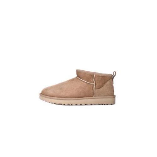 UGG Pälsfodrade Vinterstövlar Beige, Dam