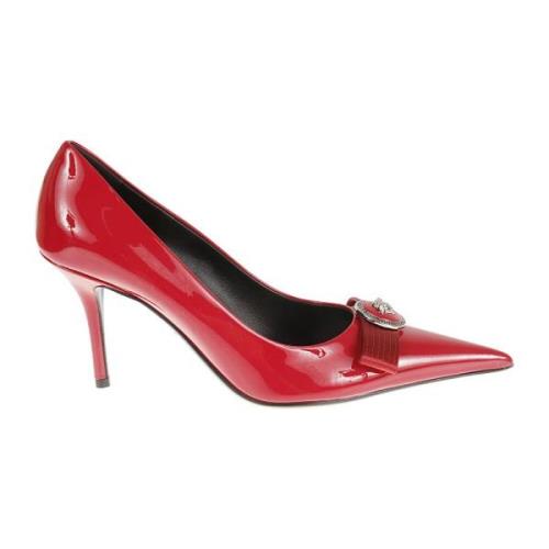 Versace Hälet kalvläderpump Red, Dam