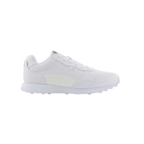 Armani Exchange Vita Sneakers för en stilren look White, Herr