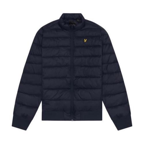 Lyle & Scott Vadderad jacka med ståkrage Blue, Herr