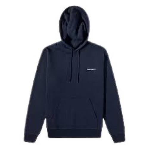 Carhartt Wip Klassisk huvtröja för dagligt bruk Blue, Herr