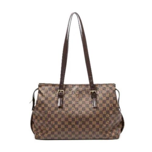 Louis Vuitton Vintage Pre-owned Canvas louis-vuitton-vskor Brown, Dam