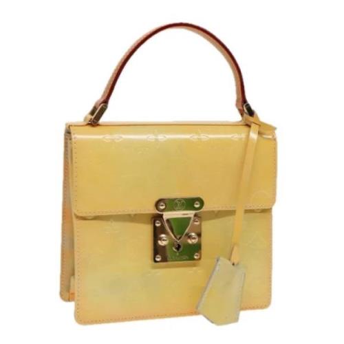 Louis Vuitton Vintage Pre-owned Laeder handvskor Yellow, Dam