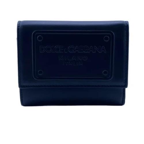 Dolce & Gabbana Pre-owned Pre-owned Laeder plnbcker Blue, Dam