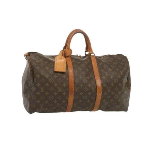 Louis Vuitton Vintage Pre-owned Canvas louis-vuitton-vskor Brown, Dam