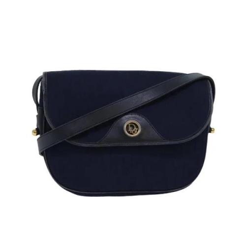 Dior Vintage Pre-owned Canvas dior-vskor Blue, Dam