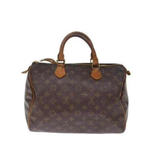 Louis Vuitton Vintage Pre-owned Canvas handvskor Brown, Dam