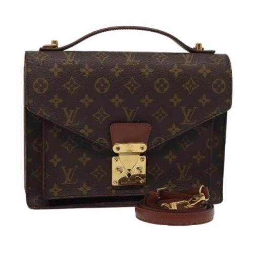 Louis Vuitton Vintage Pre-owned Canvas louis-vuitton-vskor Brown, Dam