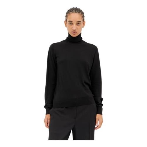 The Row Ullstickad Highneck Topp Black, Dam