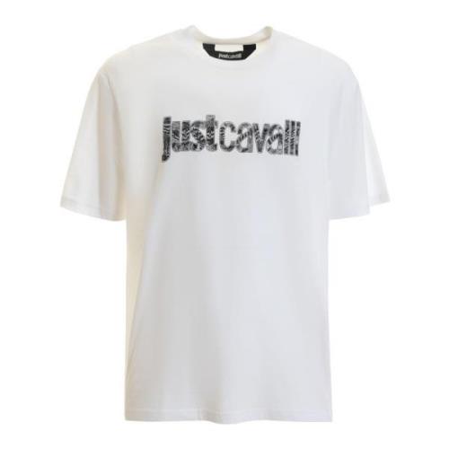 Just Cavalli T-shirts och Polos White, Herr