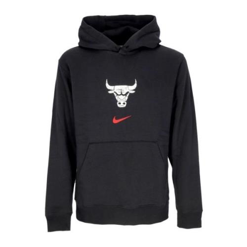 Nike Chicago Bulls City Edition Hoodie Black, Herr