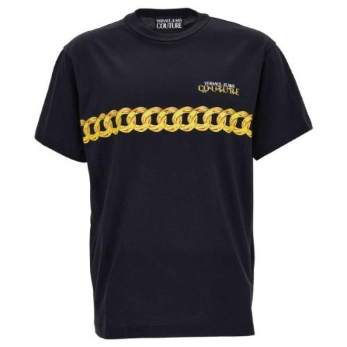 Versace Jeans Couture T-shirts och Polos Black, Herr