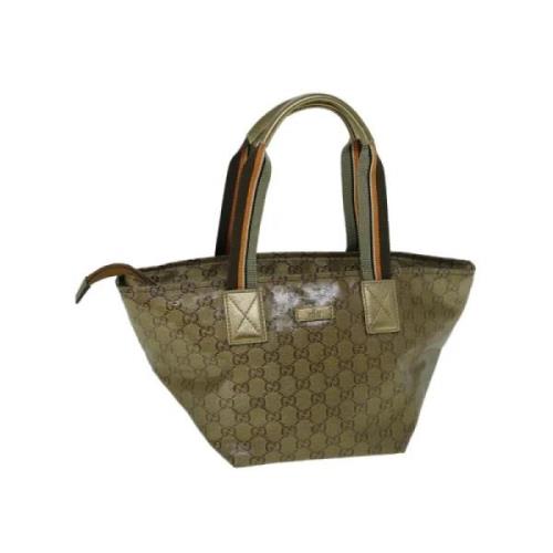 Gucci Vintage Pre-owned Canvas gucci-vskor Brown, Dam