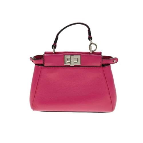 Fendi Vintage Pre-owned Laeder handvskor Pink, Dam