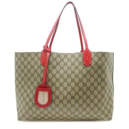 Gucci Vintage Pre-owned Laeder gucci-vskor Beige, Dam