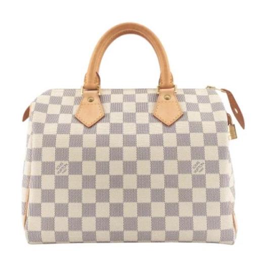 Louis Vuitton Vintage Pre-owned Tyg louis-vuitton-vskor Beige, Dam